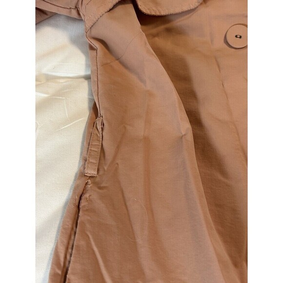 Forever 21 Light Pink Trench Coat Size Medium - Picture 8 of 11
